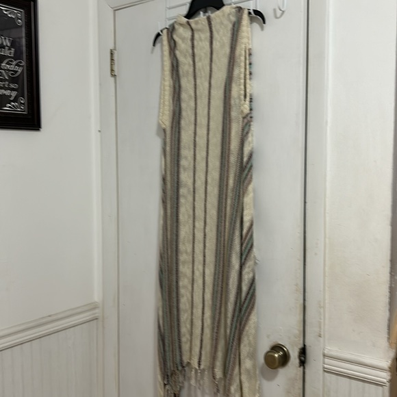 NWOT Umgee Women Boho Long Striped Vest & Apt. 9 Maxi Flowing Flirty Skirt - Picture 6 of 12